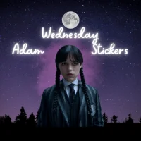 Wednesday Adam Stickers